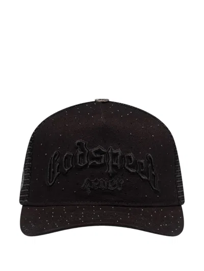 Godspeed Logo-embroidered Trucker Cap In Brown