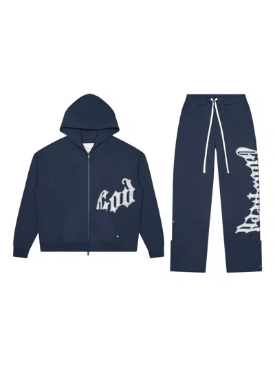 Godspeed Logo-print Tracksuit (set Of Two) In Blue