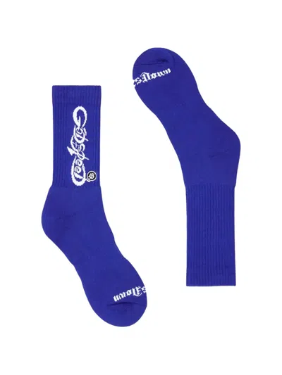 Godspeed Logo Socks In Blue