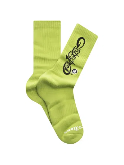 Godspeed Logo Socks In Green