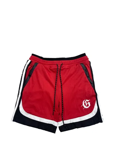 Godspeed Logo-detail Track Shorts In Red