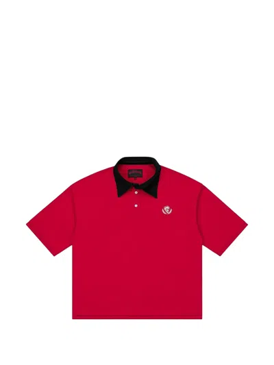 Godspeed Logo-embroidered Polo Shirt In Red