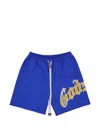 Godspeed Logo-print Drawstring Shorts In Blue