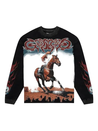 Godspeed Long-sleeve T-shirt In Black