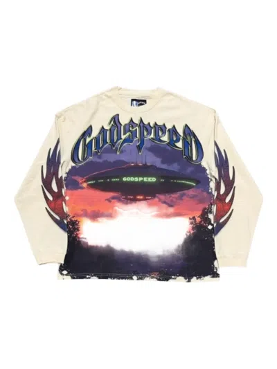 Godspeed Long-sleeve T-shirt In Neutral
