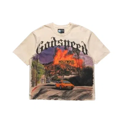 Pre-owned Godspeed Los Scandalous T-shirt 'bone' | White | Men's Size M