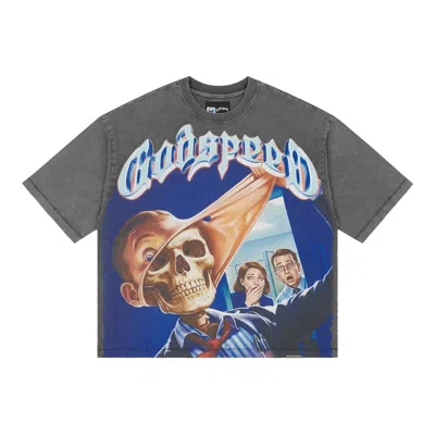 Pre-owned Godspeed Mask Off T-shirt 'grey Wash' | Men's Size Xxl