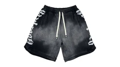 Pre-owned Godspeed Men's  Courtside Shorts In Sunfade Black