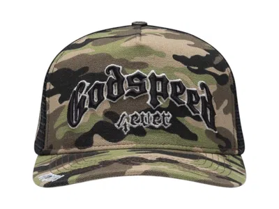 Pre-owned Godspeed Men's  Gs Forever Trucker Hat In Camo In Multi
