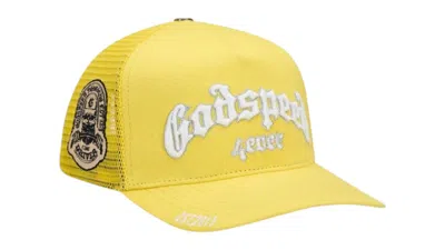 Pre-owned Godspeed Men's  Gs Forever Trucker Hat In Lightning In Silver