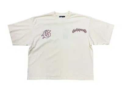 Pre-owned Godspeed Men's  Gspd Run Club T-shirt In Bone In Brown