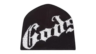 Pre-owned Godspeed Men's  Og Logo Studded Beanie In Black/white In Multi