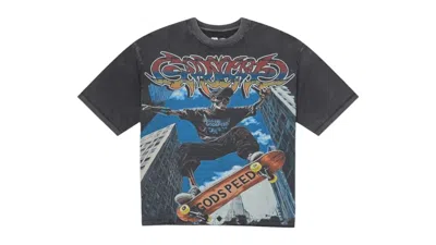 Pre-owned Godspeed Men's  Ollie T-shirt In Grey