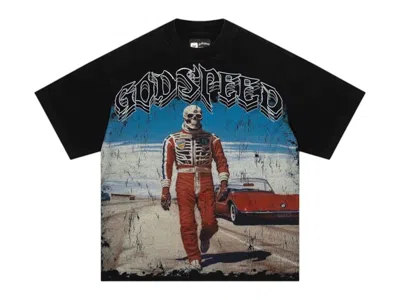 Pre-owned Godspeed Men's  Speed Racer T-shirt In Black