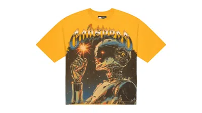Pre-owned Godspeed Men's  Sputnik T-shirt In Yellow