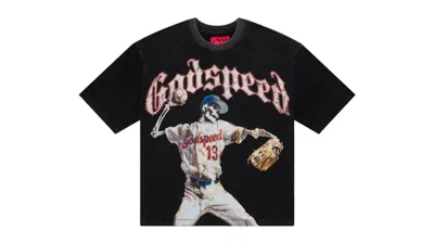 Pre-owned Godspeed Men's  Strike Out T-shirt In Black
