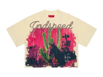 Pre-owned Godspeed Men's  Westworld Tee Shirt In Bone Beige