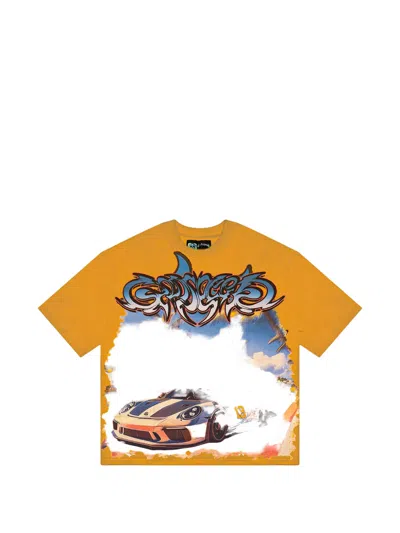 Godspeed Miami Gt Oversized-fit T-shirt In Gelb