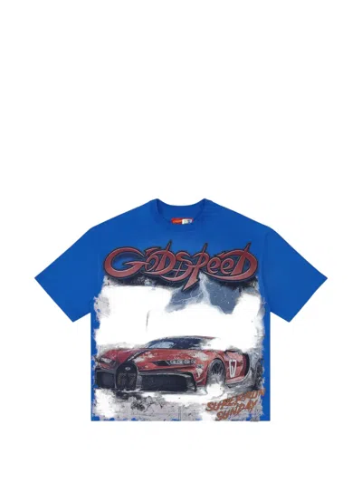 Godspeed Miami Superrun T-shirt In Blue