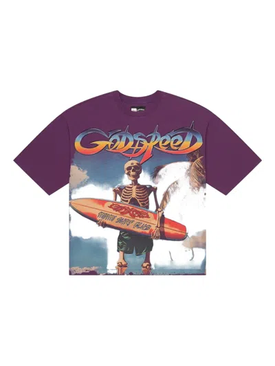 Godspeed Miami Surf Club Printed T-shirt In Multi