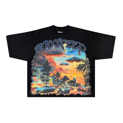 Pre-owned Godspeed Miami Ufo T-shirt 'black' | Men's Size S