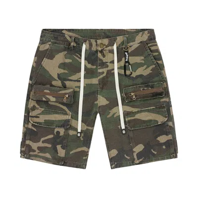 Pre-owned Godspeed Militia Cargo Shorts V2 'camo' | Green | Men's Size M