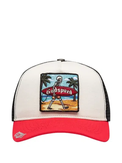 Godspeed Mood Ii Interchangeable-patch Trucker Hat In Blue