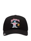 Godspeed Interchangeable Patch Trucker Baseball Cap In Black