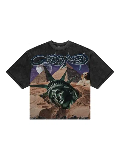Godspeed Mother Cairo Graphic-print T-shirt In Multi