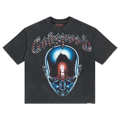 Pre-owned Godspeed M.o.t.m T-shirt 'black Wash' | Men's Size Xl