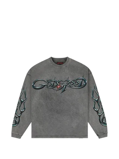 Godspeed New Age Reloaded Long-sleeve T-shirt In Gray