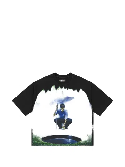 Godspeed No Mulligans Graphic-print T-shirt In Black