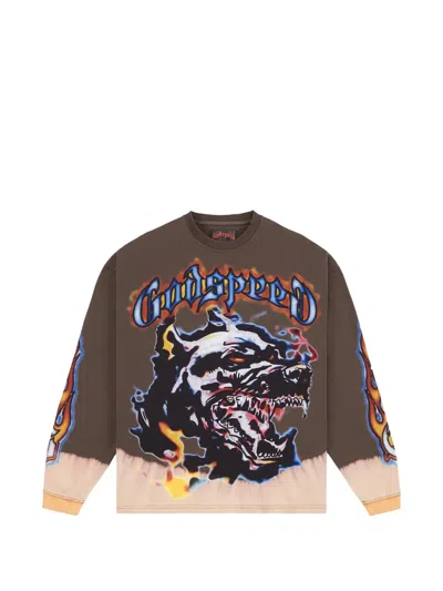 Godspeed Off The Leash Sweater In Brown