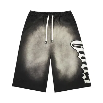 Pre-owned Godspeed Og Logo 3qtr Shorts 'black Wash' | Men's Size M