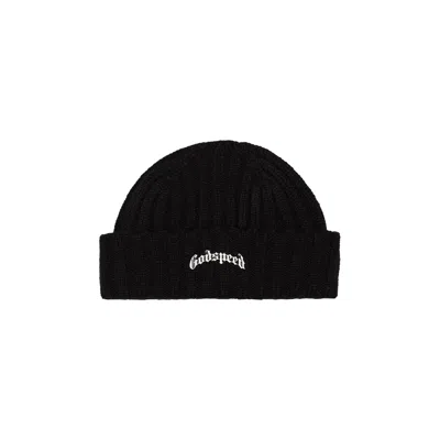 Pre-owned Godspeed Og Logo Emblem Beanie 'black' | Men's Size Onesize