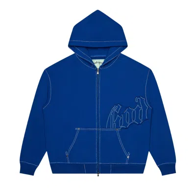 Pre-owned Godspeed Og Logo Hoodie 'blue' | Men's Size Xxl