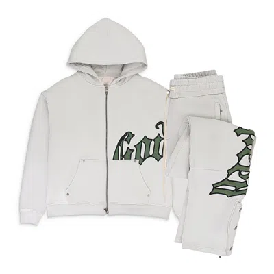 Godspeed Og Logo Stone Green Sweatsuit In White