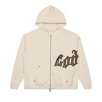 Pre-owned Godspeed Og Logo Sweatsuit V2 'creme Brolive' | Cream | Men's Size L In White