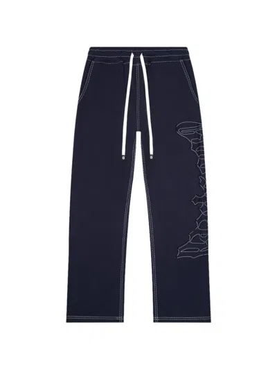 Godspeed Og Logo Track Pants In Blue