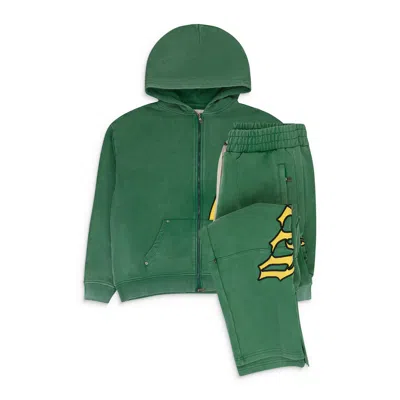 Godspeed Og Logo V2 Green, Yellow Sweatsuit