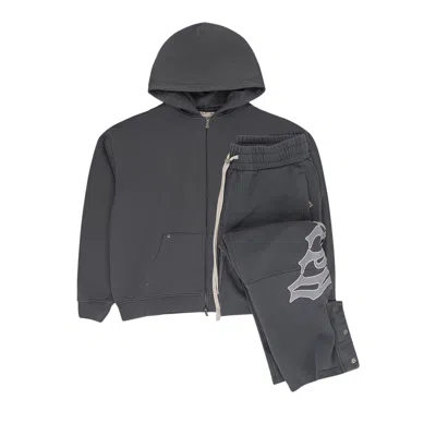 Pre-owned Godspeed Og Logo V2 Sweatsuit 'stone Grey' | Men's Size Xl