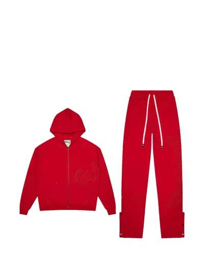 Godspeed Og Logo Zip-fastening Tracksuit In Red