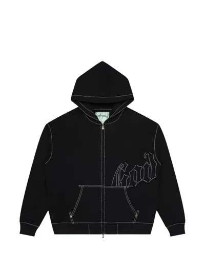 Godspeed Og Logo-stitched Hoodie In Black
