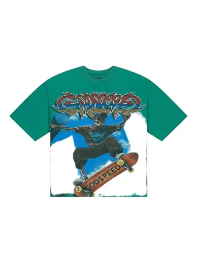 Godspeed Ollie Graphic-print T-shirt In Green