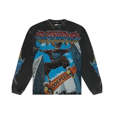 Pre-owned Godspeed Ollie Long-sleeve Thermal T-shirt 'black' | Men's Size Xl