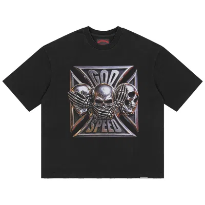 Pre-owned Godspeed Omerta T-shirt 'black' | Men's Size M