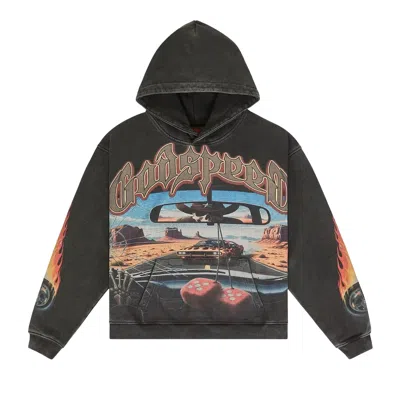 Pre-owned Godspeed On The Run Ii Hoodie 'black Wash' | Men's Size Xl