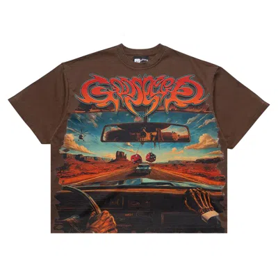 Pre-owned Godspeed On The Run T-shirt 'mocha' | Brown | Men's Size M