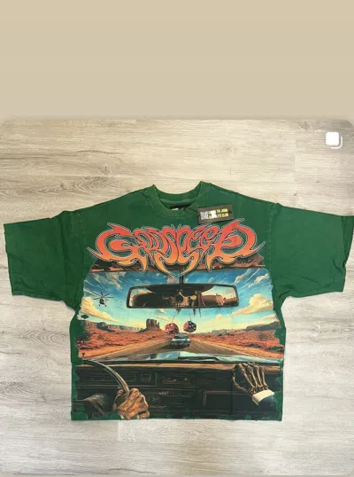 Pre-owned Godspeed On The Run Tee In Green
