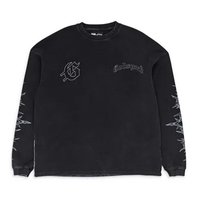 Godspeed Once Upon A Time Thermal L/s Black Wash T-shirt